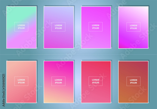 Color gradient cover design. Vibrant background for screen, poster, banner, wallpaper, social media post