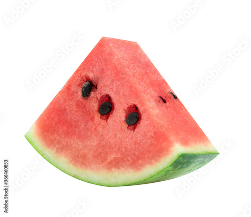 Watermelon slice isolate on white background