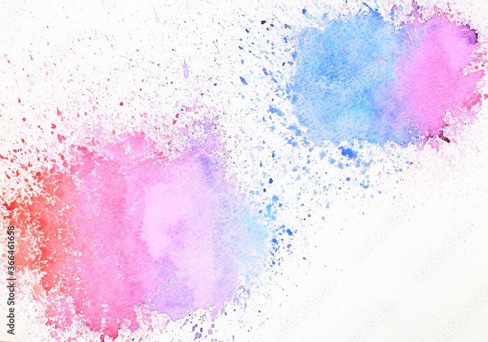 Abstract design watercolor picture painting illustration background 