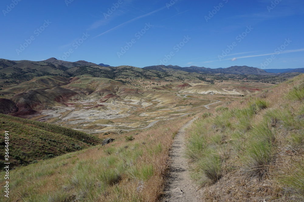 Carroll Rim Trail - John Day Fossil Beds National Monument Painted Hills Unit - Oregon, United States