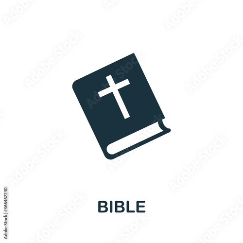 Bible icon. Simple element from religion collection. Creative Bible icon for web design, templates, infographics and more