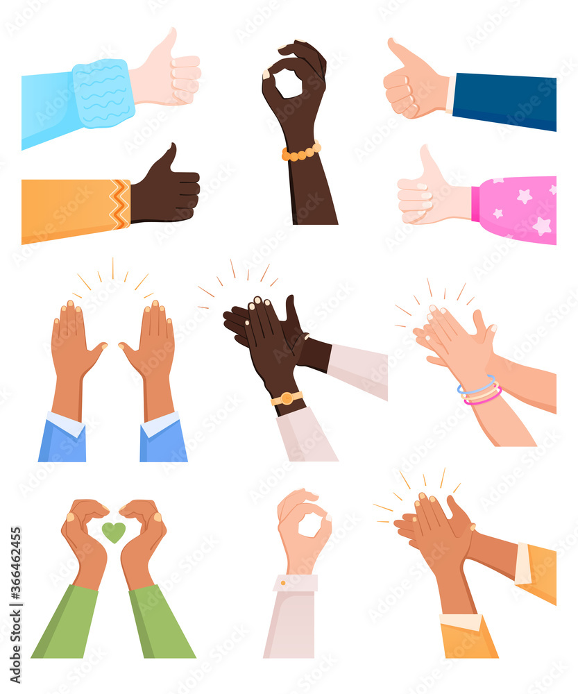 Emotional Hands Flat Collection Emotional Hands Flat Collection