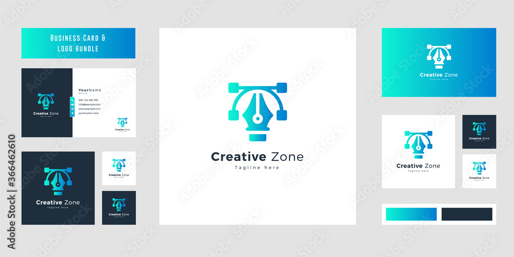 Business Card & Logo Bundle Set.