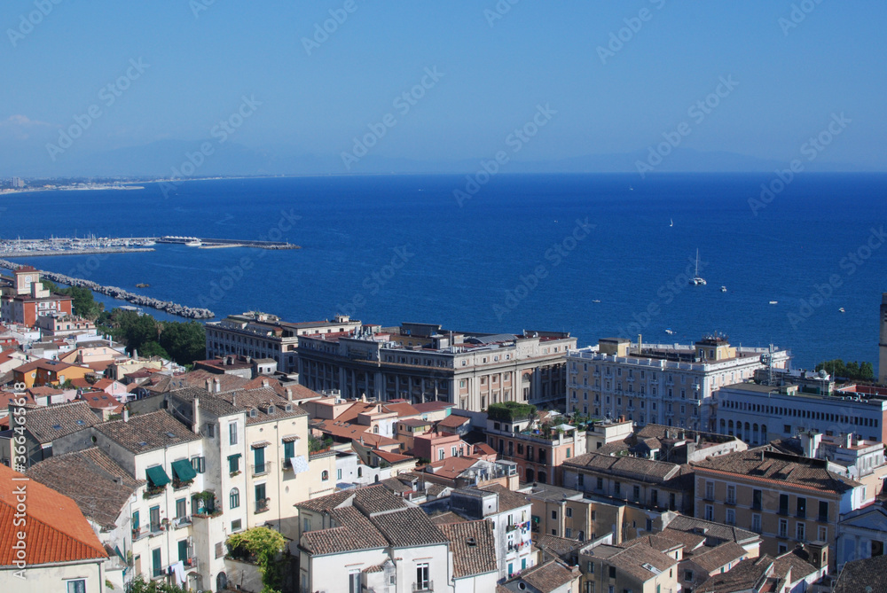 Italia : Salerno,paesaggio marino,Luglio 2020.