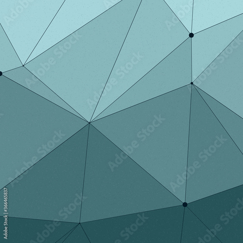 Marine Blue color Abstract color Low-Polygones Generative Art background illustration