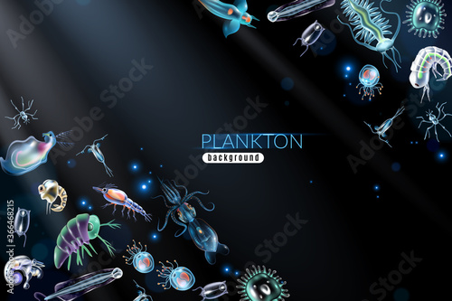 Plankton Abstract Background