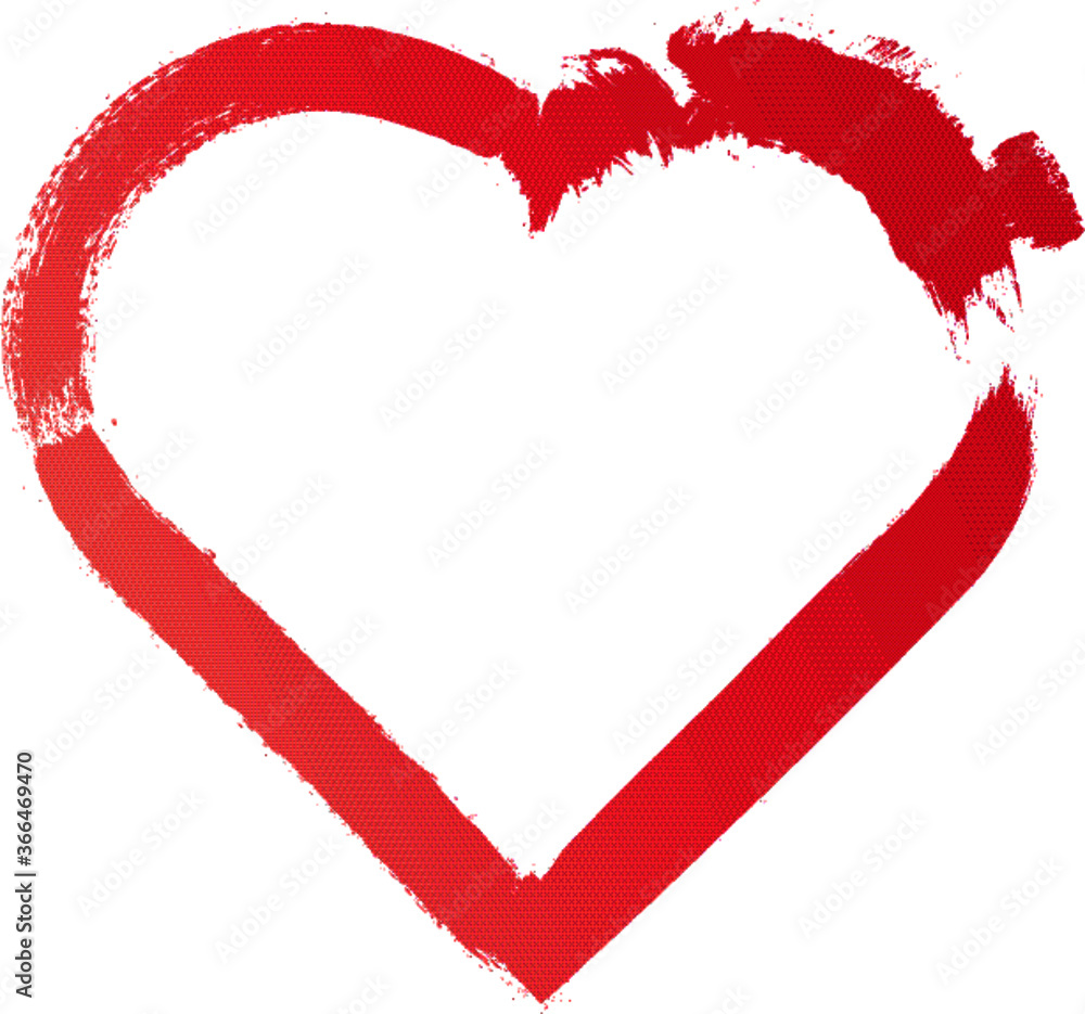 Vector grunge heart Vector grunge heart