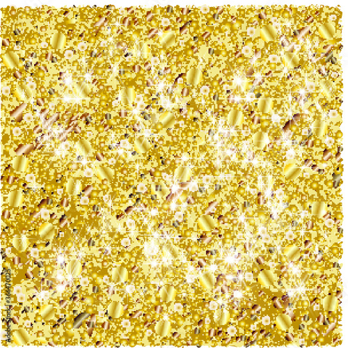 Golden background vector texture