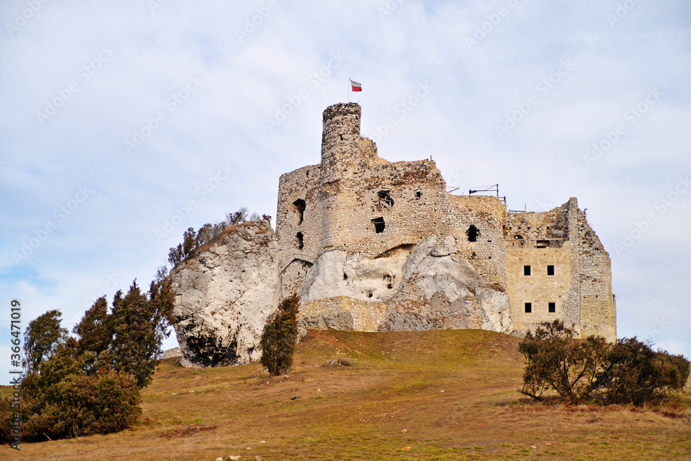 old castle in the mountains of crimea