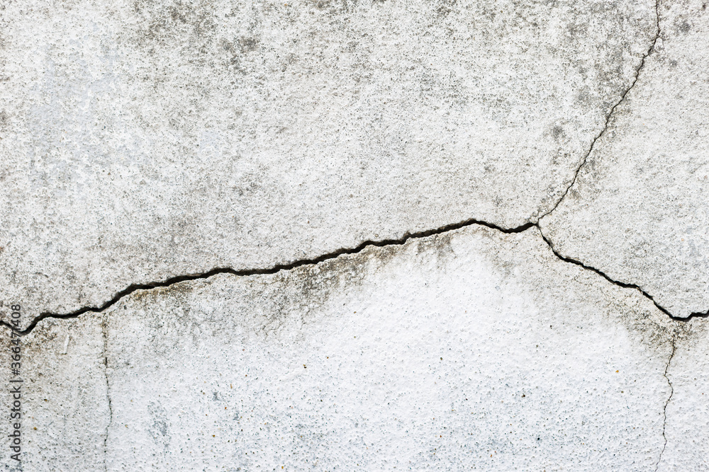 Obraz premium Crack texture on old cement wall background, old cement texture background