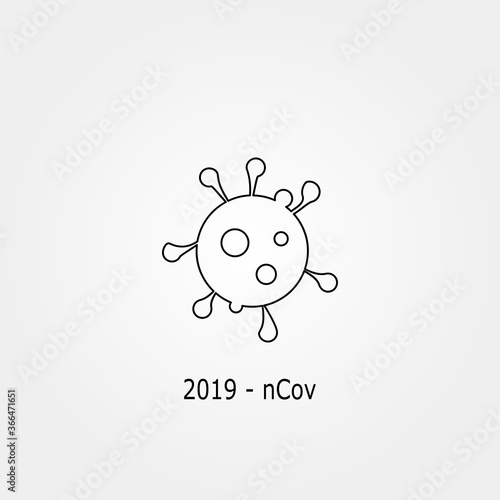 Sign caution coronavirus. Coronavirus outbreak. Coronavirus danger and public health.
