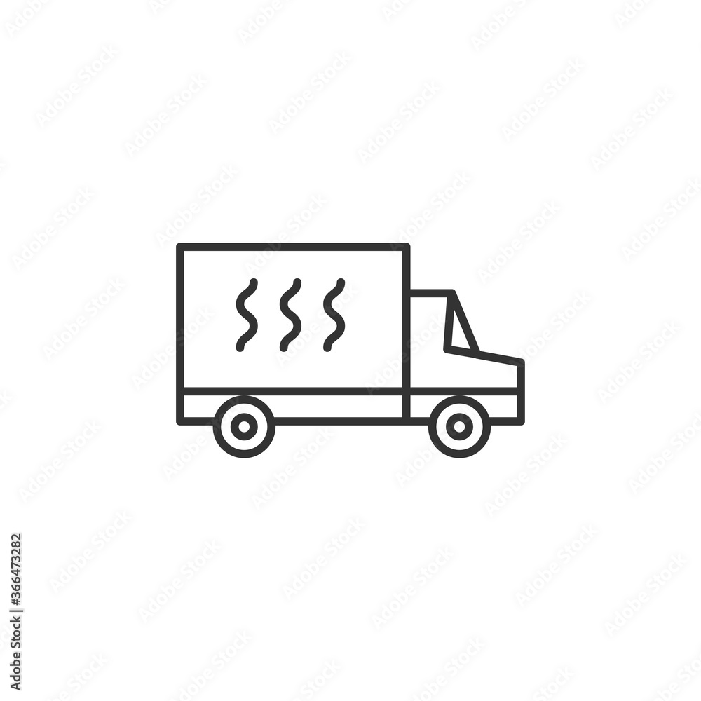 Food delivery icon. Transportation symbol modern, simple, vector, icon for website design, mobile app, ui. Vector Illustration Food delivery icon. Transportation symbol modern, simple, vector, icon for website design, mobile app, ui. Vector Illustration