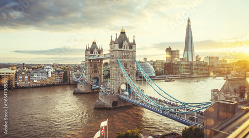 Tower Bridge in London, UK