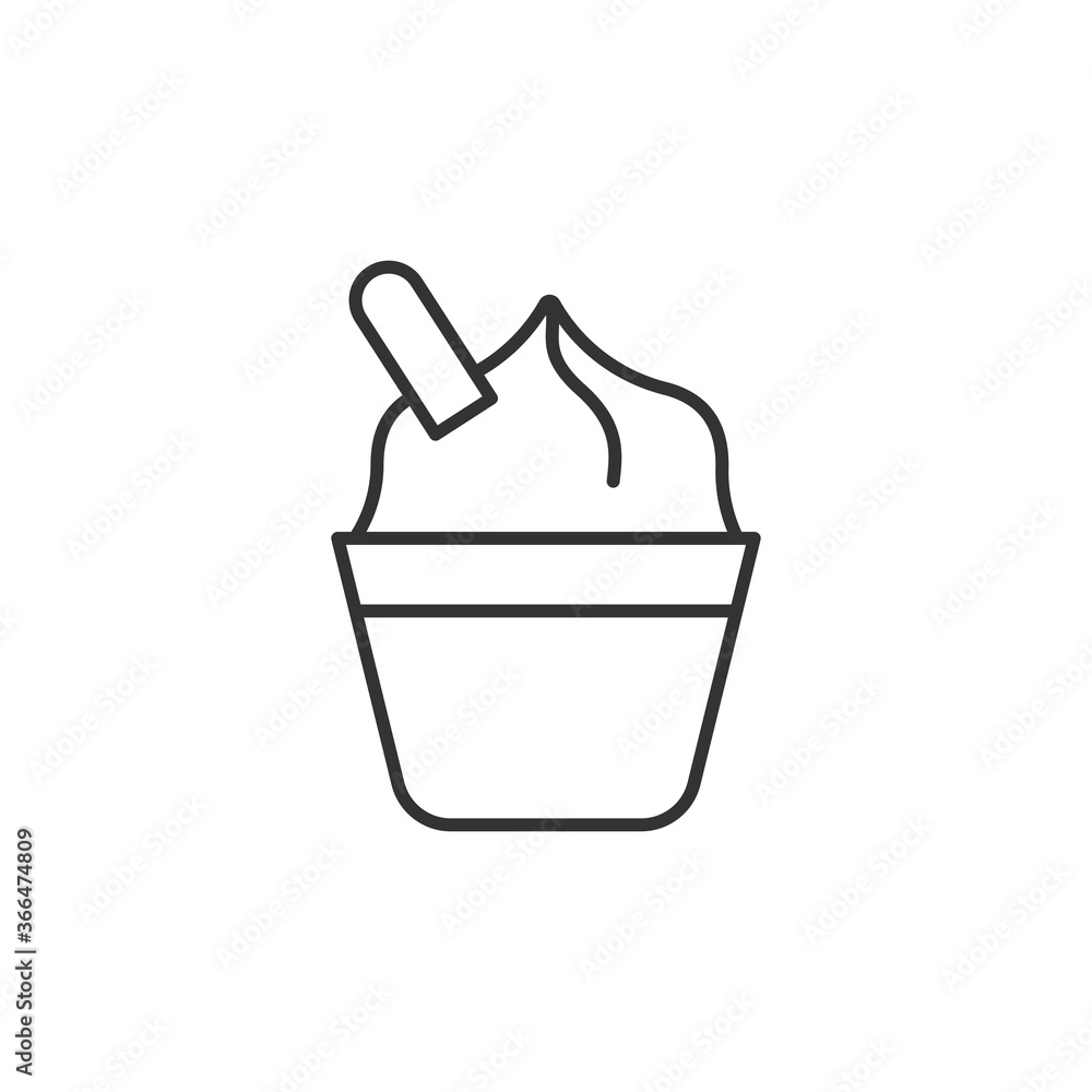Ice cream icon. Dessert symbol modern, simple, vector, icon for website design, mobile app, ui. Vector Illustration Ice cream icon. Dessert symbol modern, simple, vector, icon for website design, mobile app, ui. Vector Illustration