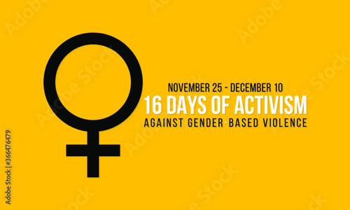 16 Days of Activism Against Gender-Based Violence is an international campaign to challenge violence against women and girls. The campaign runs every year from 25 November to 10 December.