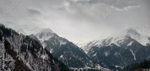 Snow Capped mountains