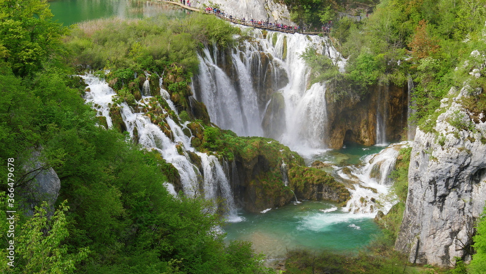 Großer Wasserfall der Plitvicer Seen, Kroatien, Südosteuropa