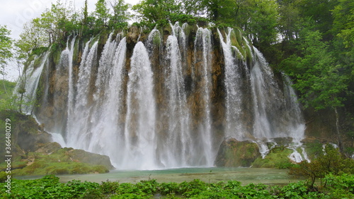 Wasserfall  Plitvicer Seen  Kroatien  S  dosteuropa