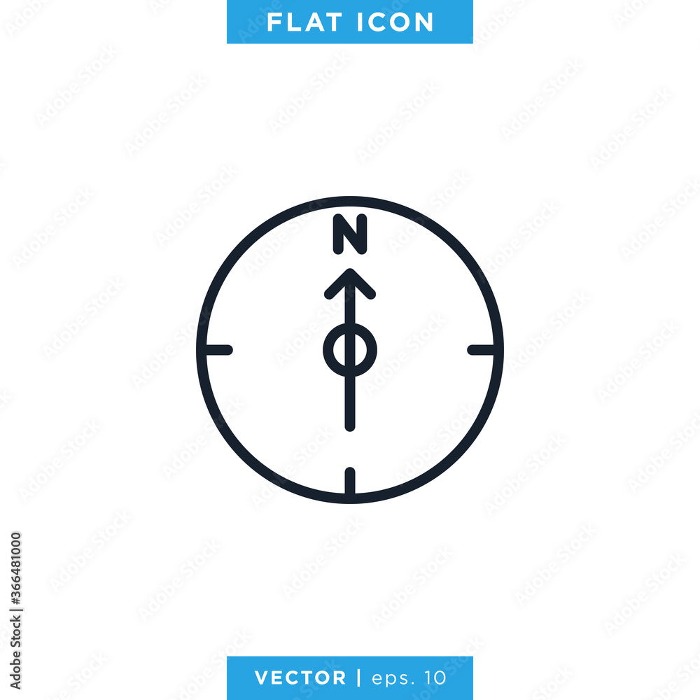 Compass Icon Vector Design Template Compass Icon Vector Design Template