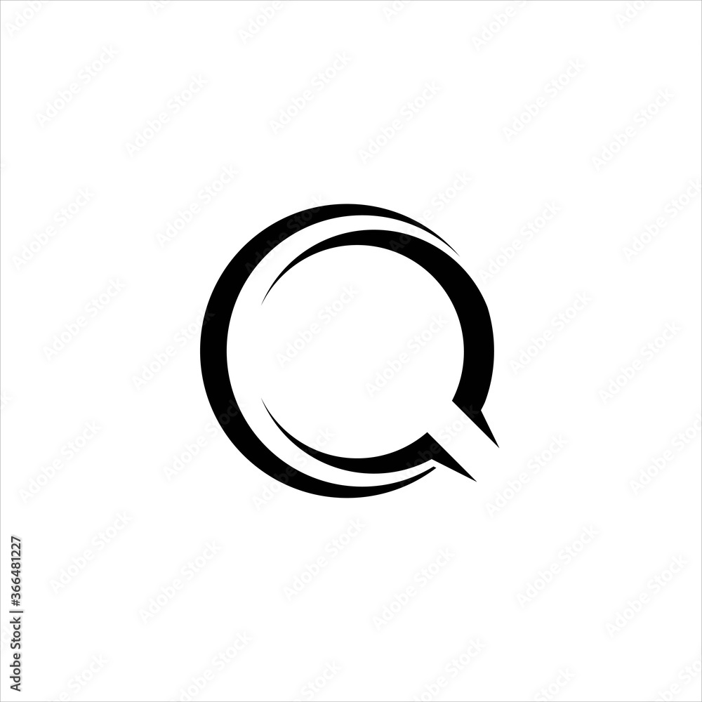 initial Q logo design symbol vector image initial Q logo design symbol vector image