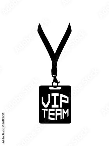 Ausweis VIP Team Karte Influenzer Sexy Text 