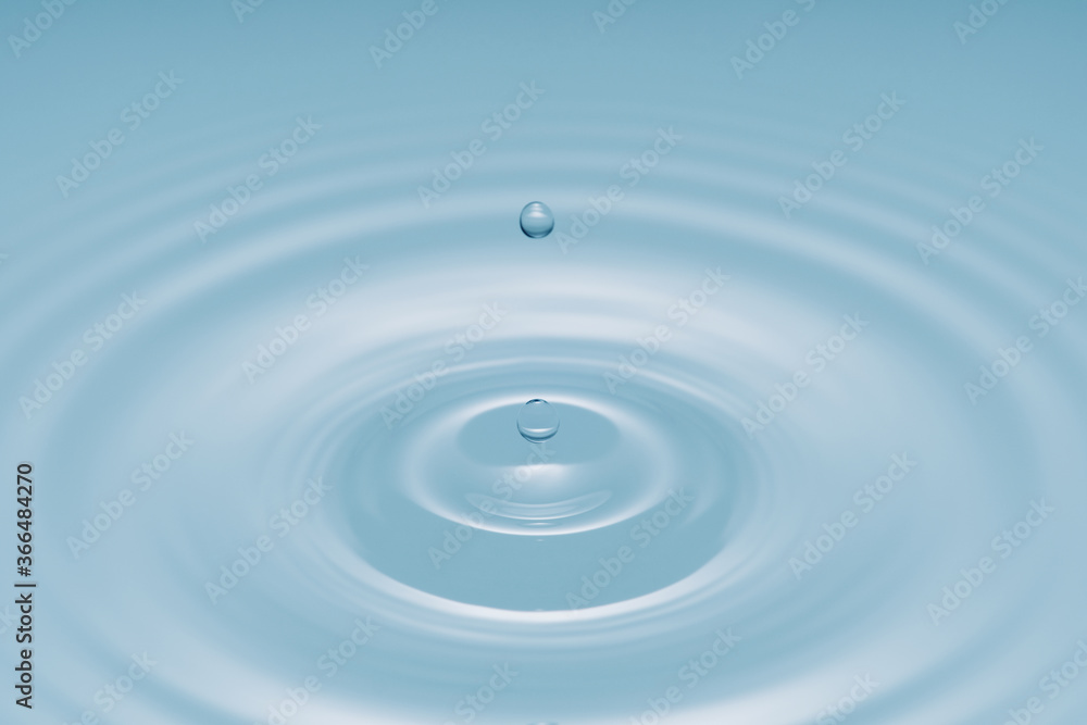 Water Drop - Pure clear and transparent of water and ripple in bright background. Creative modern concept, for graphic design, website, poster, placard and wallpaper. Water Drop - Pure clear and transparent of water and ripple in bright background. Creative modern concept, for graphic design, website, poster, placard and wallpaper.