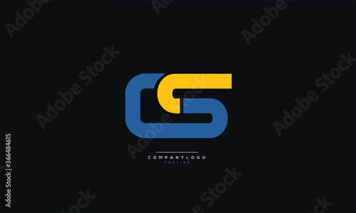 Letter CS Business Logo Design Alphabet Icon Vector Symbol