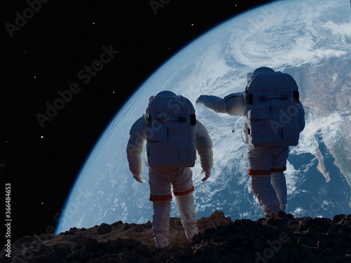 Tela Group of astronauts