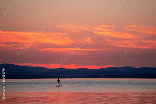 Sunset at the lake © T