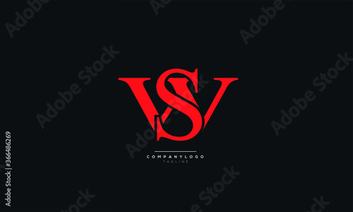 SW WS Letter Business Logo Design Alphabet Icon Vector Symbol