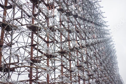 Duga radar system used as part of the Soviet missile defense early-warning radar network