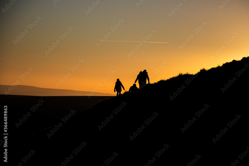 Pendle Hill Shilouettes