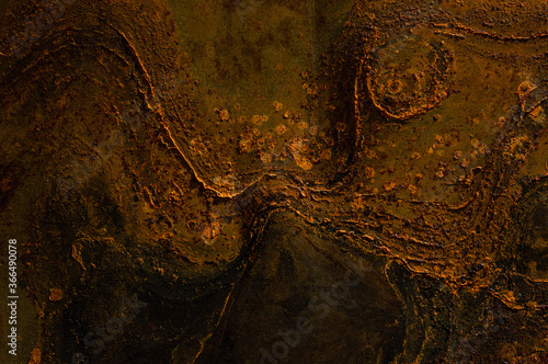 Rough rusty metal texture close up