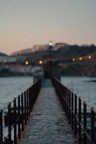 pier at sunset