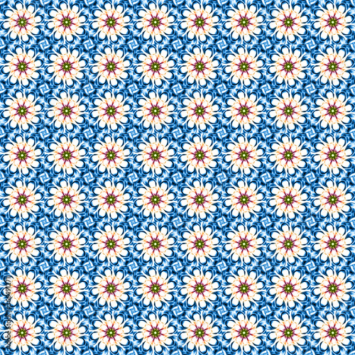 seamless FLORAL style pattern. ornamental background