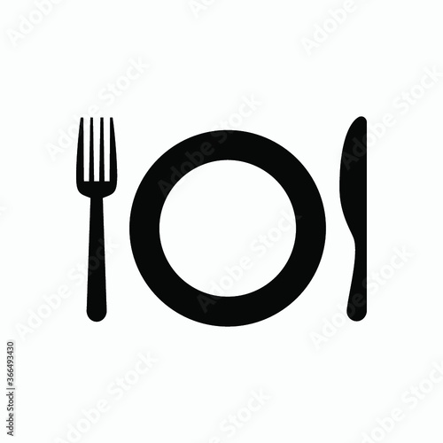 restaurant icon vector