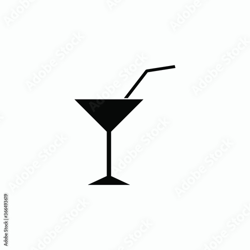 cocktail icon vector sign