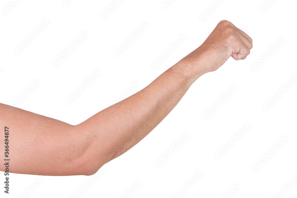 Male asian hand gestures isolated over the white background. Male asian hand gestures isolated over the white background.