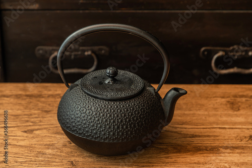 アンティーク鉄瓶 Antique Japanese tea ceremony iron kettle