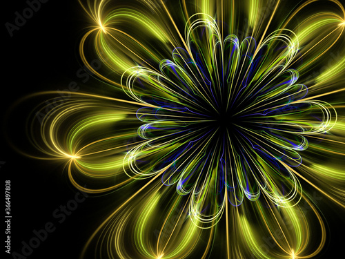 Modern abstract fractal background or texture for your design