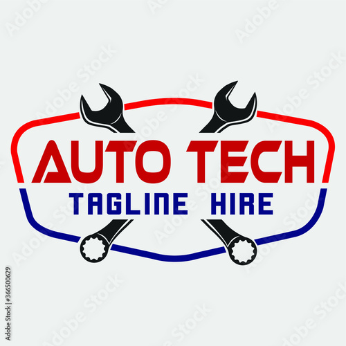 automotive service logo concept