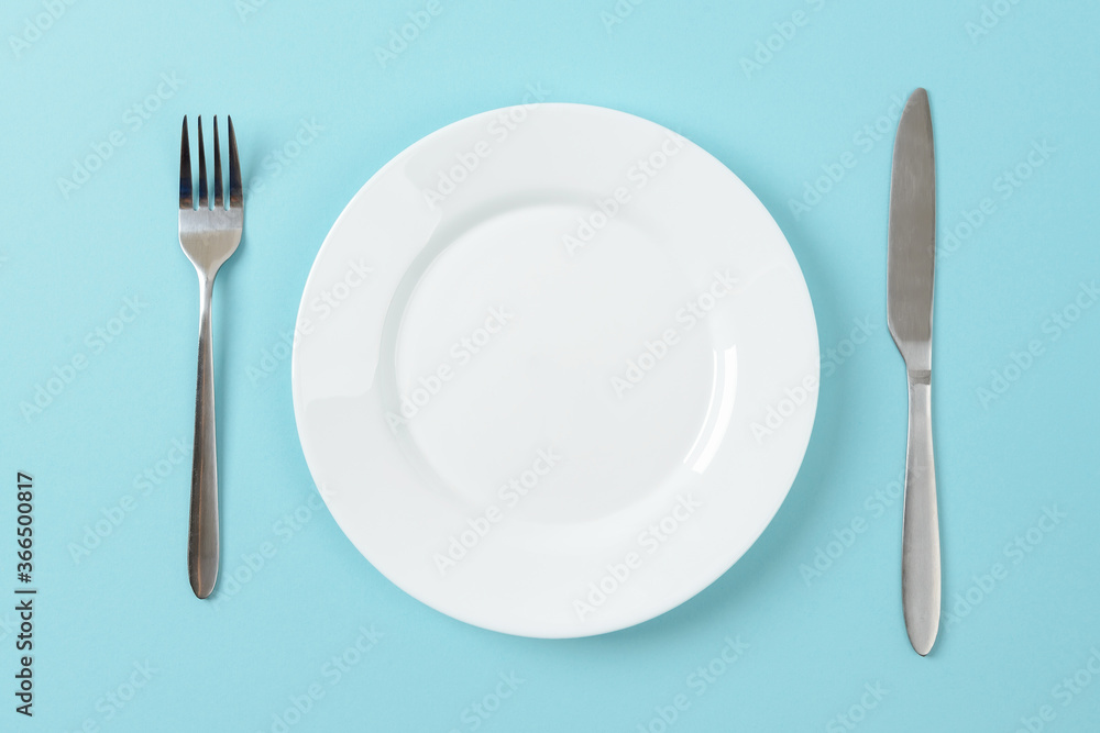 dinner plate on table