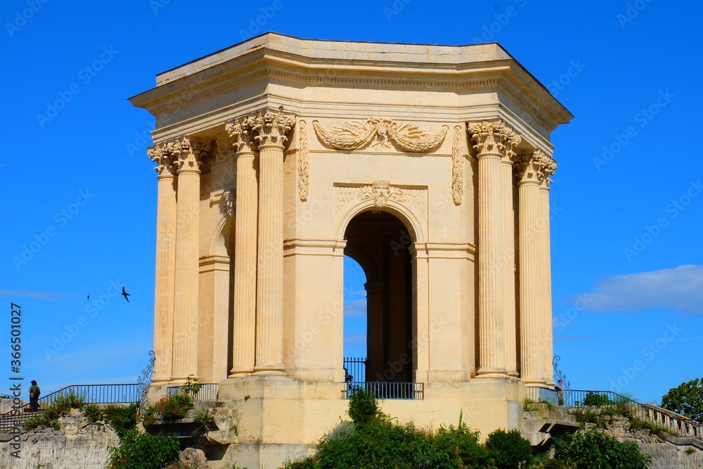 Peyrou Water Tower in Montpellier, France Peyrou Water Tower in Montpellier, France