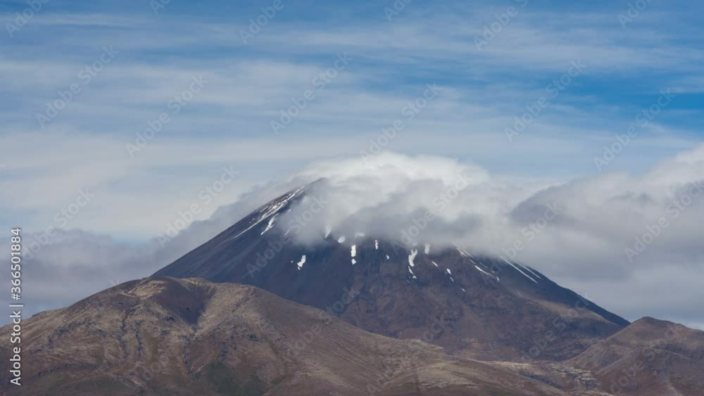 Famous Volcano from Tongariro National Park Famous Volcano from Tongariro National Park