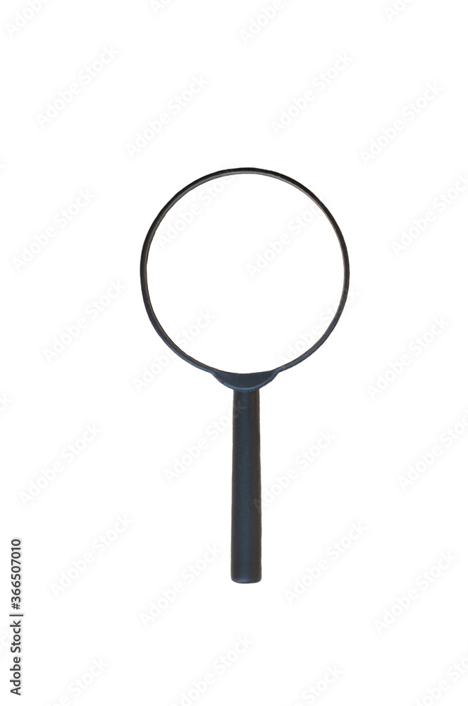 isolated magnifying glass on the white background isolated magnifying glass on the white background