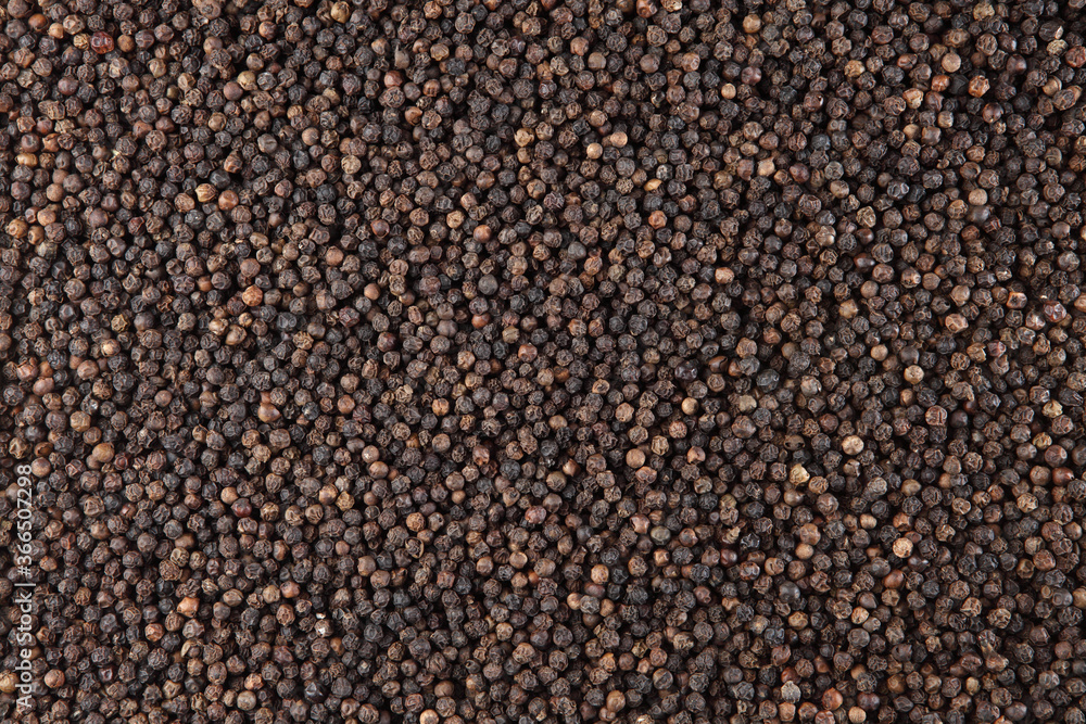 Black pepper texture or background Black pepper texture or background