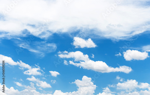 sky and clouds nature background,soft white cloudy in blue sky