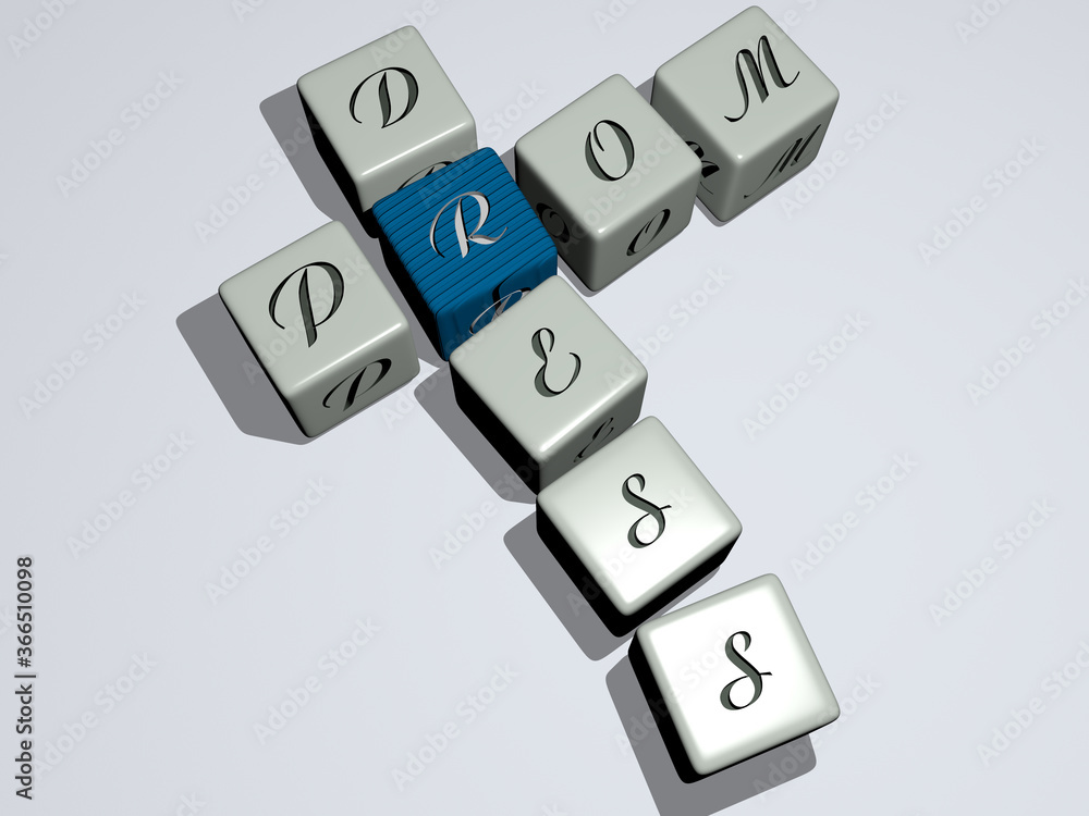 crosswords of prom dress arranged by cubic letters on a mirror floor, concept meaning and presentation. girl and beautiful crosswords of prom dress arranged by cubic letters on a mirror floor, concept meaning and presentation. girl and beautiful