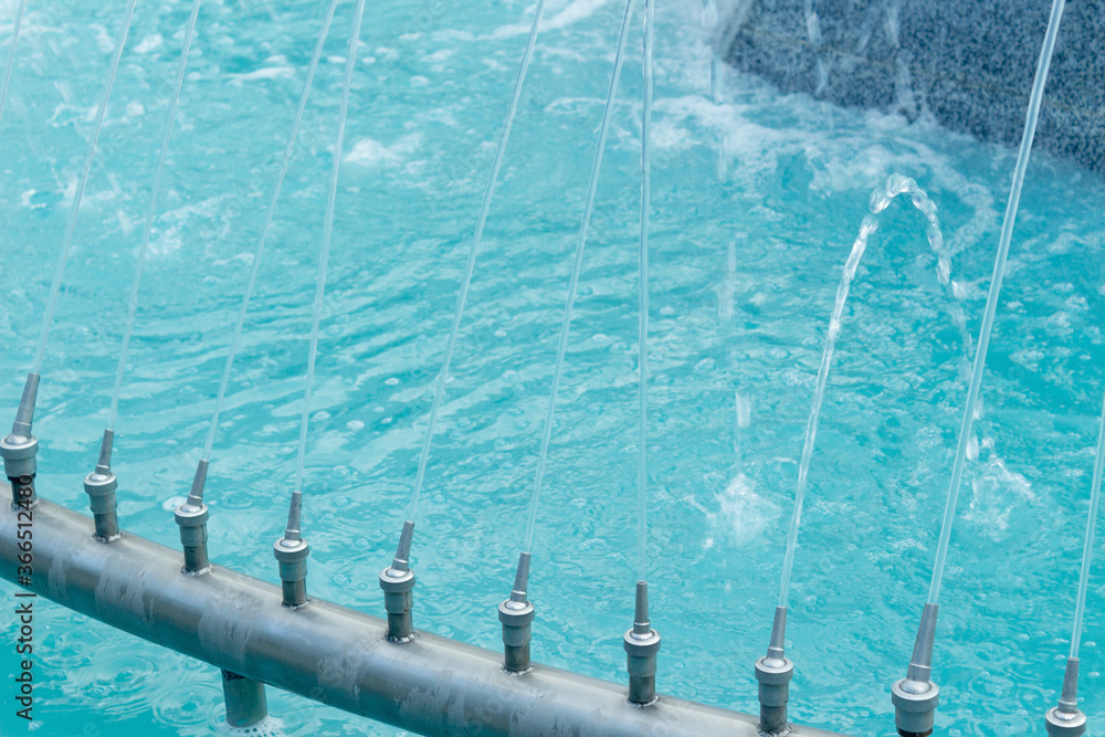 Obraz premium Fountain multi-tiered in the park