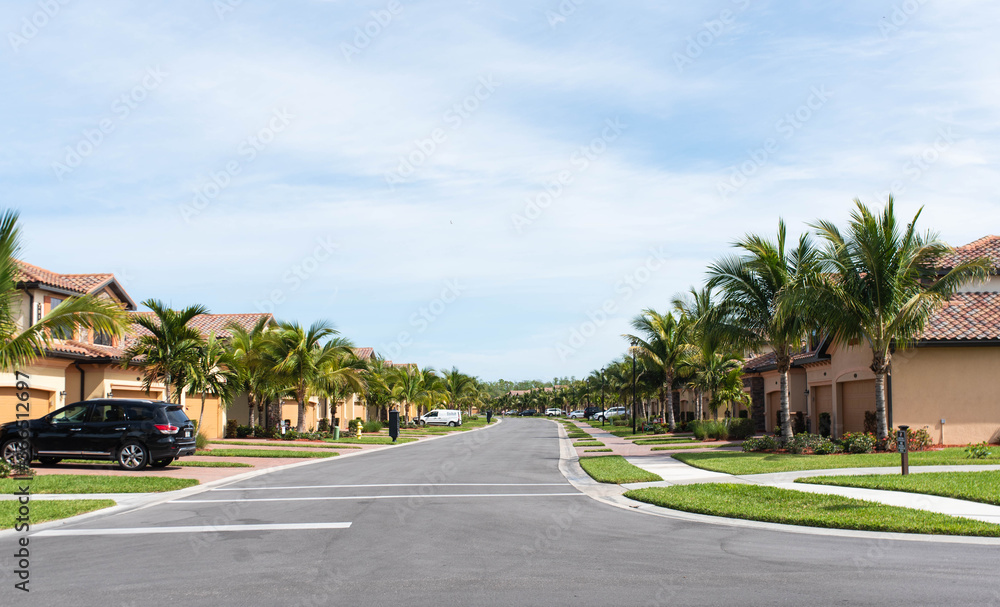 Golf community and retirement homes in South Florida